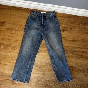 DENIM FORUM Aritzia The yoko women’s pin up High Rise straight 24L Jean Size 26